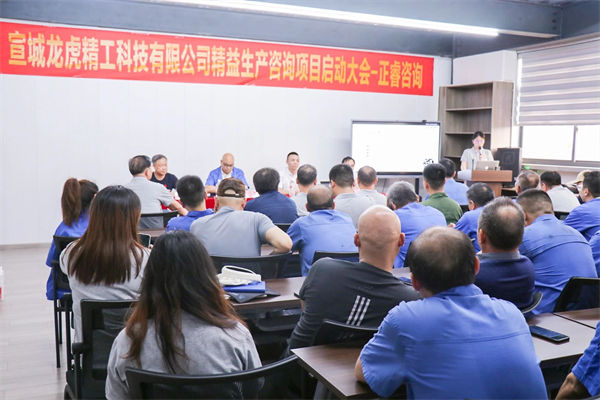 宣城龍虎精工科技有限公司精益生產(chǎn)咨詢項(xiàng)目啟動(dòng)