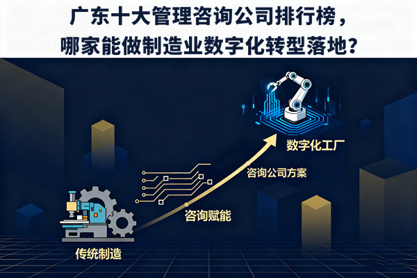廣東十大管理咨詢公司排行榜，哪家能做制造業(yè)數(shù)字化轉(zhuǎn)型落地？