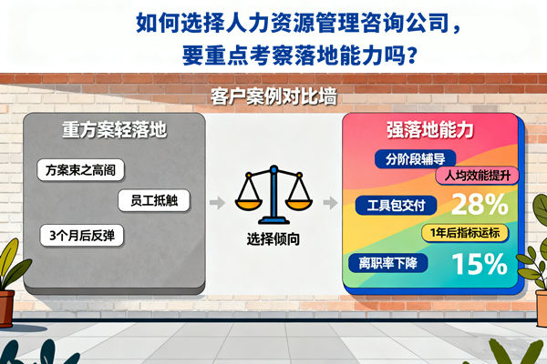 如何選擇人力資源管理咨詢公司，要重點考察落地能力嗎？